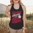 Stealing Hearts Like I Steal Bases Cute Baseball Boys Flowy Tank Stealing Hearts Like I Steal Bases Cute Baseball Boys Flowy Tank