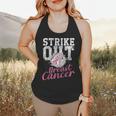 Strike Out Breast Cancer Baseball Warrior Flowy Tank