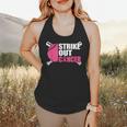 Strike Out Cancer Breast Cancer Awareness Baseball Warrior Flowy Tank Strike Out Cancer Breast Cancer Awareness Baseball Warrior Flowy Tank
