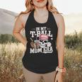 In My T-Ball Mom Era Baseball Mom Skull Coffee Vintage Flowy Tank