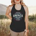 Team America 1776 4th Of July Patriotic Baseball Flowy Tank Team America 1776 4th Of July Patriotic Baseball Flowy Tank