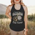 That's My Grandson Out There Jersey Number 56 Baseball Flowy Tank That's My Grandson Out There Jersey Number 56 Baseball Flowy Tank