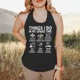 Things I Do In My Spare Time Baseball Lover Flowy Tank Things I Do In My Spare Time Baseball Lover Flowy Tank