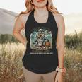 Tired Mom's Baseball Club Surviving On Snacks And Home Runs Flowy Tank