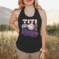 Titi Rookie Of Year 1st Birthday Baseball Theme Matching Flowy Tank
