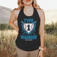 Type 1 Warrior Diabetes Awareness Baseball Enthusiasts Flowy Tank