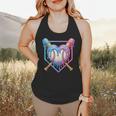 Valentines Baseball Heart Dripping Ice Cream Gen Z Alpha Flowy Tank Valentines Baseball Heart Dripping Ice Cream Gen Z Alpha Flowy Tank