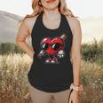 Valentines Day Baseball Heart Bat Sunglasses Men Boys Kids Flowy Tank Valentines Day Baseball Heart Bat Sunglasses Men Boys Kids Flowy Tank