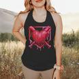Valentines Day Baseball Red Heart Dab Boys Girls Kids Flowy Tank Valentines Day Baseball Red Heart Dab Boys Girls Kids Flowy Tank