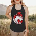 Womens Custom Baseball Mom Number 25 Heart For Mom Mommy Flowy Tank Womens Custom Baseball Mom Number 25 Heart For Mom Mommy Flowy Tank