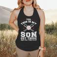 Yes This Is My Son Out Baseball Mom Flowy Tank Yes This Is My Son Out Baseball Mom Flowy Tank