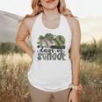 100 Days Of School Baseball Camo Cap Kids Boys 100th Day Flowy Tank