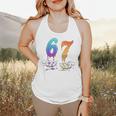 67 Meme Baseball Kids Girls Humor Number 6 7 Flowy Tank 67 Meme Baseball Kids Girls Humor Number 6 7 Flowy Tank