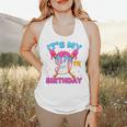 9th Birthday Baseball 9 Year Old Ice Cream Drip Boy Baseball Premium Tri-Blend Flowy Tank