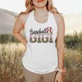 Baseball Gigi Women BallPark Gigi Baseball Mom Mother's Day Flowy Tank