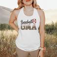 Baseball Gma Women BallPark Gma Baseball Mom Mother's Day Flowy Tank