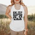 In My Baseball Mom Era Retro Groovy Sports Parent Flowy Tank
