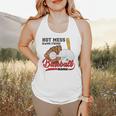 Baseball Mom Hot Mess Always Stressed Baseball Mama Flowy Tank