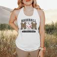 Baseball Mom Leopard Like a Normal But Louder And Prouder Flowy Tank