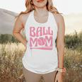Baseball Mom Pride Heart And Bat Love Game Day Flowy Tank