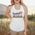 Baseball Nina Women BallPark Nina Baseball Mom Mother's Day Flowy Tank