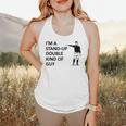 Baseball Pun Saying I'm a Stand Up Double Type Of Guy Flowy Tank