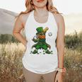Baseball St Patricks Day Leprechaun Boys Girls Men Women Flowy Tank
