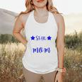 BASEBALL STAR MOM Sporty Design For Proud Baseball Moms Flowy Tank
