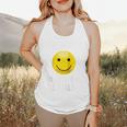 Boobies Make Me Smile Mardi Gras Raglan Baseball Tee Flowy Tank