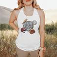 My Boy Might Not Always Swing Baseball Mom Premium Flowy Tank