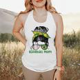 Brazil Baseball Mom Messy Bun Flowy Tank