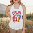 Bruh 67 Baseball Drip Number 67 Player 67th Birthday Flowy Tank