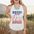 Bruh It's My 2nd Birthday Boy Baseball Themed Party Flowy Tank