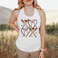 Coquette Bow XOXO Baseball Lover Heart Valentine Game Day Flowy Tank Coquette Bow XOXO Baseball Lover Heart Valentine Game Day Flowy Tank