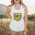 Dirt And Diamonds Baseball Leopard Baseball Mom Flowy Tank