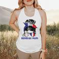 French Baseball Mom France Messy Bun Flowy Tank French Baseball Mom France Messy Bun Flowy Tank