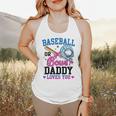 Gender Reveal Baseball Or Bows Daddy Loves You Flowy Tank