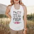 My Heart Is On That Field Ball Nana Baseball Mom Flowy Tank My Heart Is On That Field Ball Nana Baseball Mom Flowy Tank
