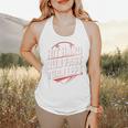 Hit Hard Run Fast Turn Left Baseball Fan Red Graphic Flowy Tank Hit Hard Run Fast Turn Left Baseball Fan Red Graphic Flowy Tank