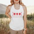 Home Plate Social Club Softball Season Baseball Mom Premium Flowy Tank