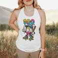 Ice Cream Drip Baseball Party 100 Days Of School Teacher Flowy Tank Ice Cream Drip Baseball Party 100 Days Of School Teacher Flowy Tank