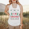 I’Ll Be Home For Christmas Baseball Ugly Sweater Art Flowy Tank I’Ll Be Home For Christmas Baseball Ugly Sweater Art Flowy Tank