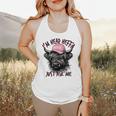 I'm Head Heffa Just Ask Me Bossy Highland Cow Baseball Cap Flowy Tank I'm Head Heffa Just Ask Me Bossy Highland Cow Baseball Cap Flowy Tank