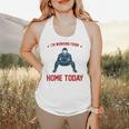 I'm Working From Home Today Baseball Lover Men Women Flowy Tank