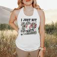 I Just Hit 100 Days Of School Camo Baseball 100 Days Smarter Flowy Tank I Just Hit 100 Days Of School Camo Baseball 100 Days Smarter Flowy Tank