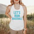 Let's Ruin Baseball Baseball Humor Sarcastic Baseball Premium Tri-Blend Flowy Tank Let's Ruin Baseball Baseball Humor Sarcastic Baseball Premium Tri-Blend Flowy Tank
