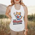 Take Meowt To The Ball Game Tee Slugger Cat Baseball Flowy Tank
