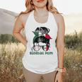 Mexico Baseball Mom Messy Bun Flowy Tank Mexico Baseball Mom Messy Bun Flowy Tank
