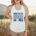 Who Needs Umpires When We Have Baseball Moms Groovy Retro Flowy Tank