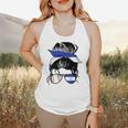 Nicaraguan Baseball Mom Nicaragua Flag Baseball Girl Flowy Tank